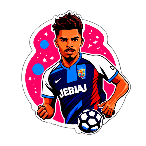 Autocolant modern cu Joao Paulo