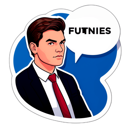 Minimalistic Sticker of Nick Fuentes