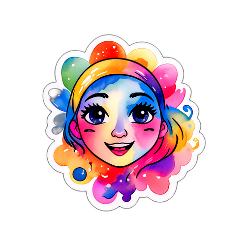 Sticker Euforico Acquerello