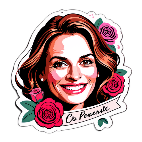 En chic klistermärke av Julia Roberts