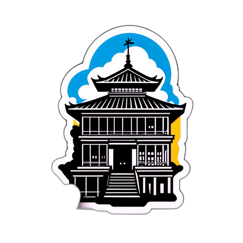 소망교도소 실루엣 스티커