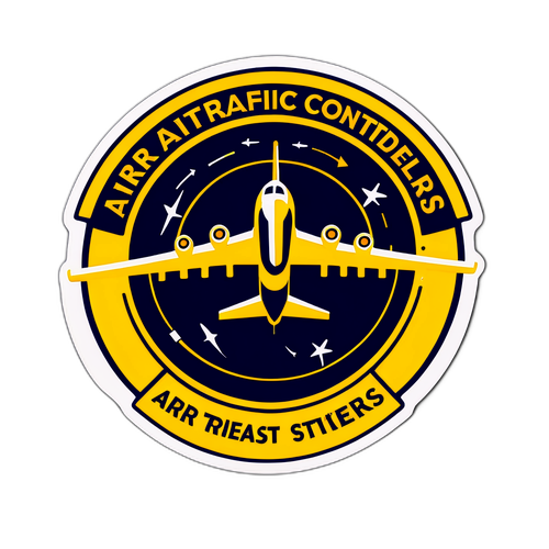 Sticker sobre la huelga de controladores de tráfico aéreo