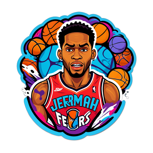 Jeremiah Fears Motivational Basketball Art