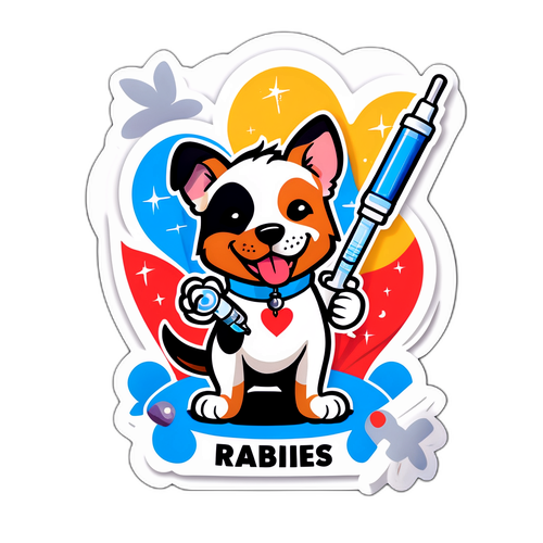 अभय रबिज़ टीका स्टिकर