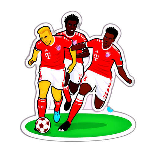 Legesyg sticker af Stuttgart og Bayern kampen