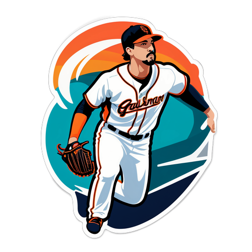 Dynamic Kevin Gausman Sticker