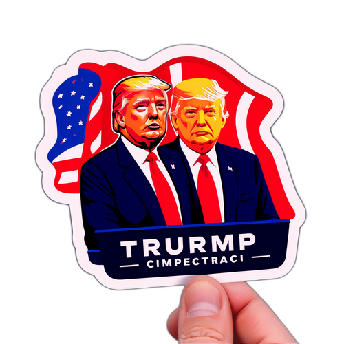 Trump Kampanj Klistermärke