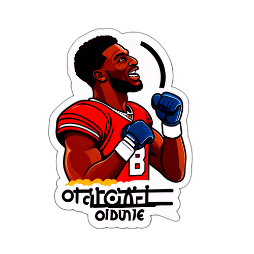 Determination in Victory: Rome Odunze Motivational Sticker