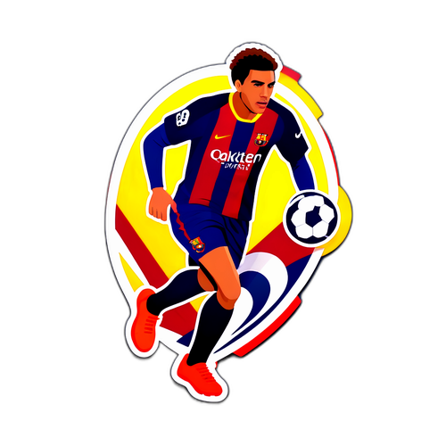 שחקן כדורגל מקבוצת ברצלונה