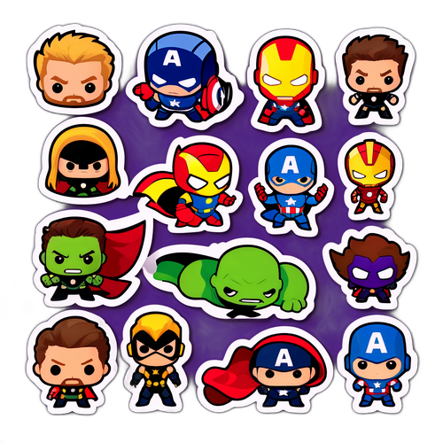 สติกเกอร์แนวทีมอเวนเจอร์ในซีรีส์ใหม่