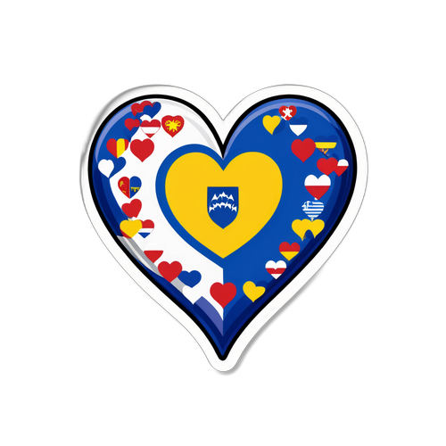 Inimă simbolică a unității dintre Bosnia și România