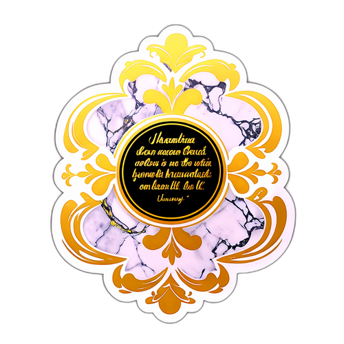 Мармуровий фон з золотими написами