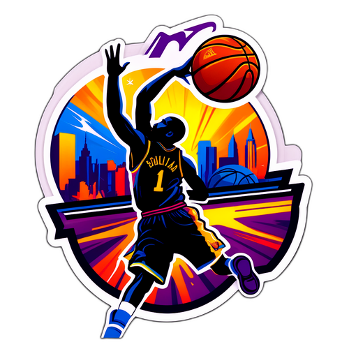 Adesivo di Basket NBA Finals