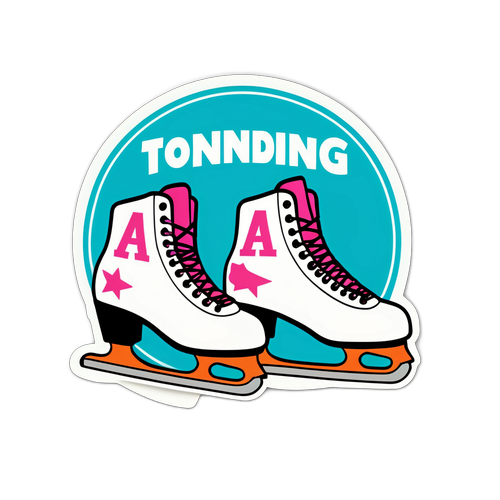 Vintage Skridskor med Dramatiska Inslag