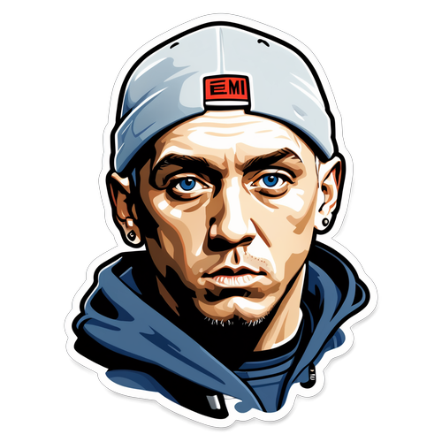 Portrait artistique d'Eminem