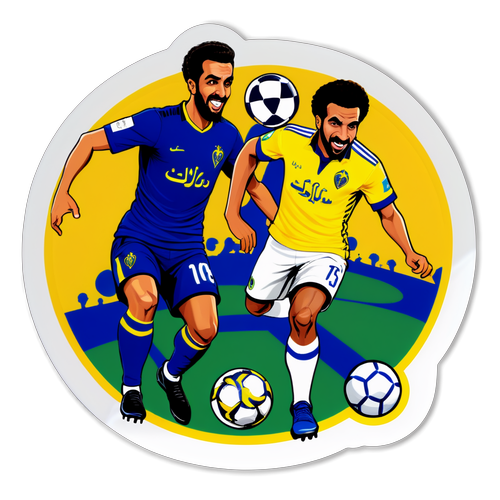 Al-Fateh és Al-Nassr játszókarikatúra