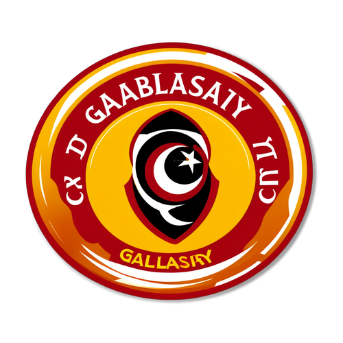 Galatasaray-Fieber: Feiere die Leidenschaft des Fußballs und der türkischen Kultur mit unserem stylischen Sticker!