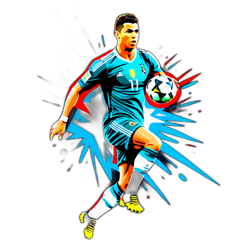 Hình ảnh Ronaldo ghi bàn