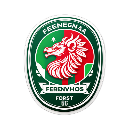 Sticker festiv pentru meciul Nottingham Forest - Ferencváros