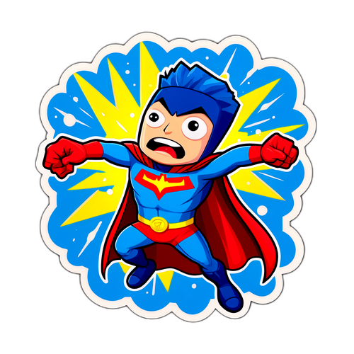 Stiker Super Virus Flu