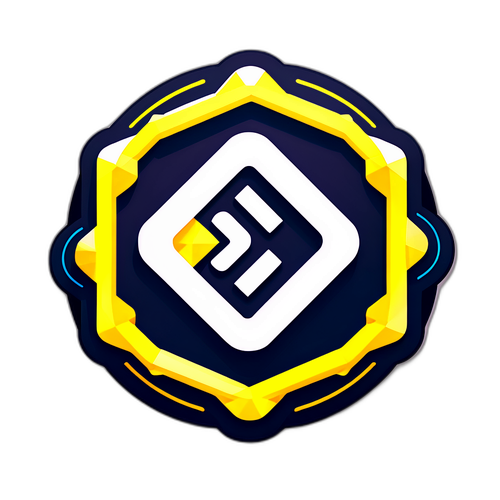 Blockchain Teknolojisi ve Binance Logolu Yenilikçi Tasarım