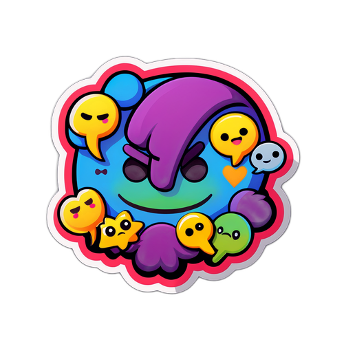 อีโมจิ Twitch สีสันสดใส