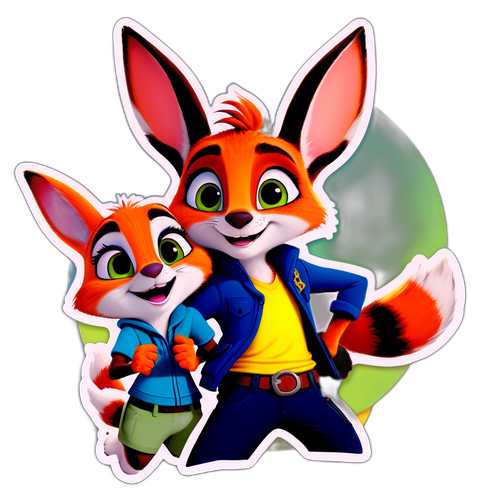 Stiker Zootopia 2 yang Fun