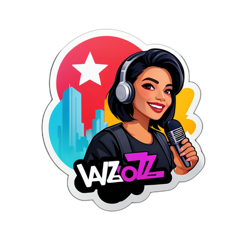 Diseño de Sticker Interactivo de 'La Voz'