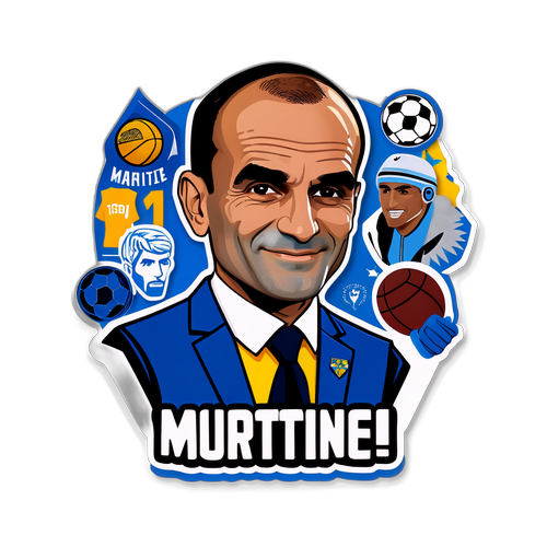 Motivasjonsklistremerke med Roberto Martinez