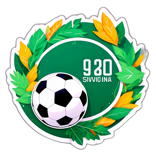 Design com bola de futebol e datas dos jogos da Serie A