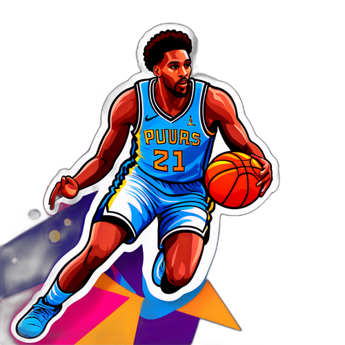 Autocollant illustratif d'un joueur des Spurs