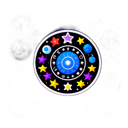 สติกเกอร์ราศีและสัญลักษณ์ดาว