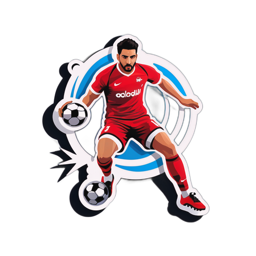 Kreatives Design mit Nader Jindaoui in einem dynamischen Sportmoment