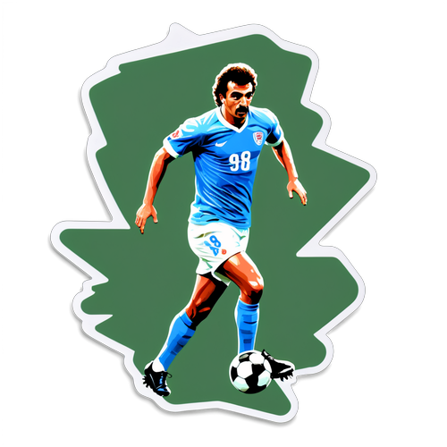 Oğuz Çetin Futbol Geçmişi Sticker