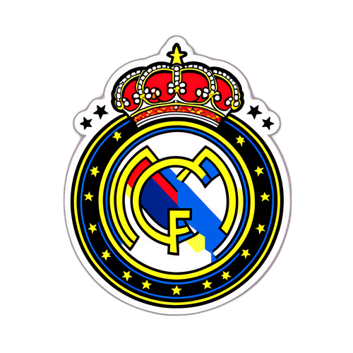 Sticker ya Walabu wa Real Madrid CF