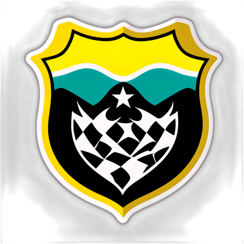 Paixão em Cores: Adesivo do Botafogo-SP