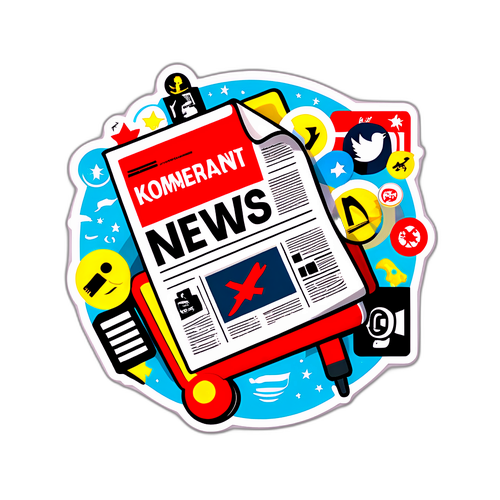 Стикер 'Kommersant News'