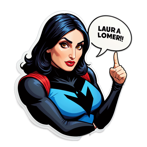 Laura Loomer Superhero Tarra