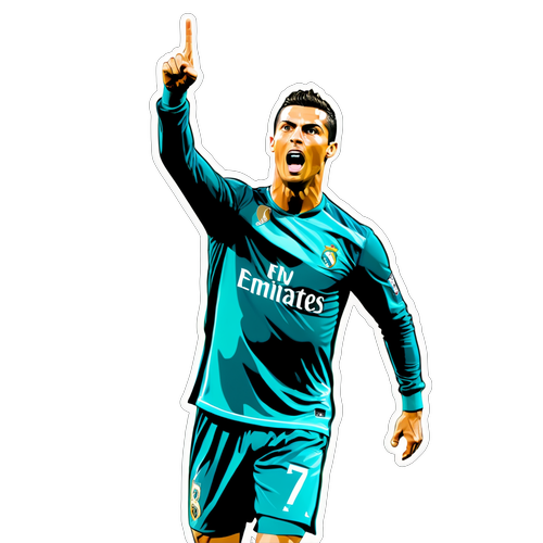 Stiker Seni Cristiano Ronaldo