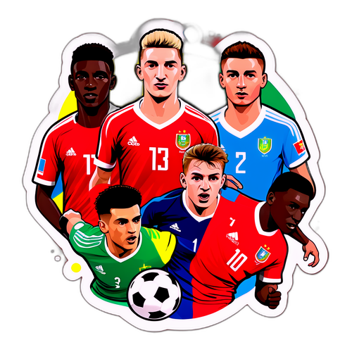 Illustration des joueurs clés de la Coupe du Monde U20