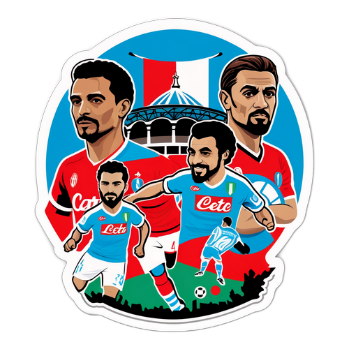 Sticker ng Mga Legendary Player ng Napoli