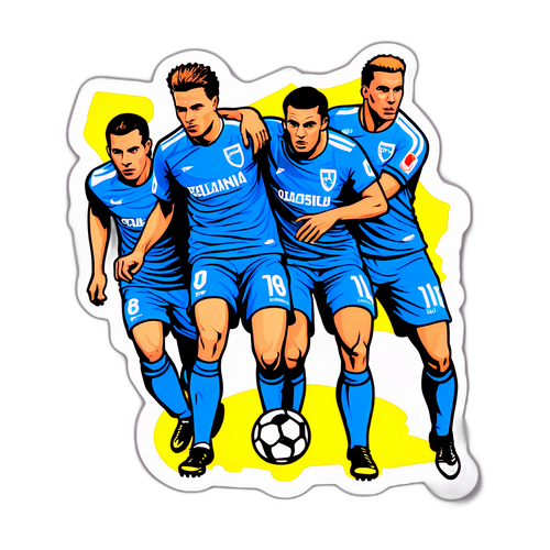 Kreativní nálepka pro fotbalový zápas Boleslav – Liberec