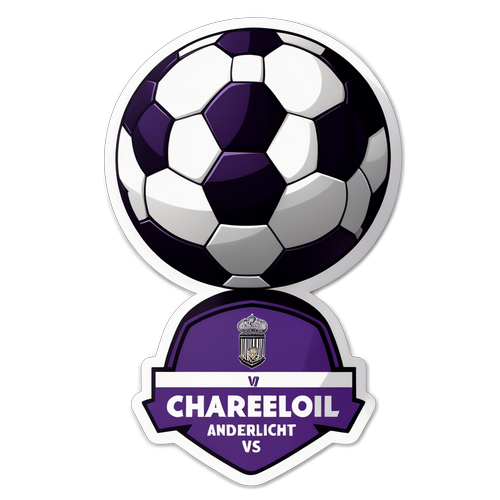 Charleroi vs Anderlecht Sticker