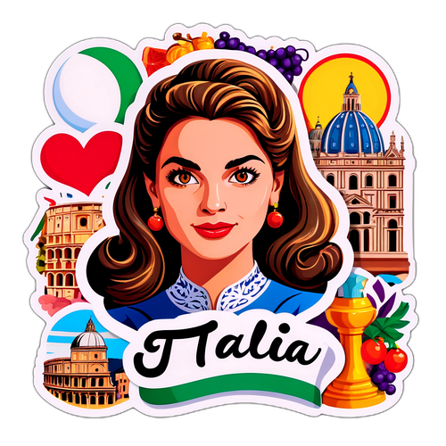 Adesivo Iconico Italiano