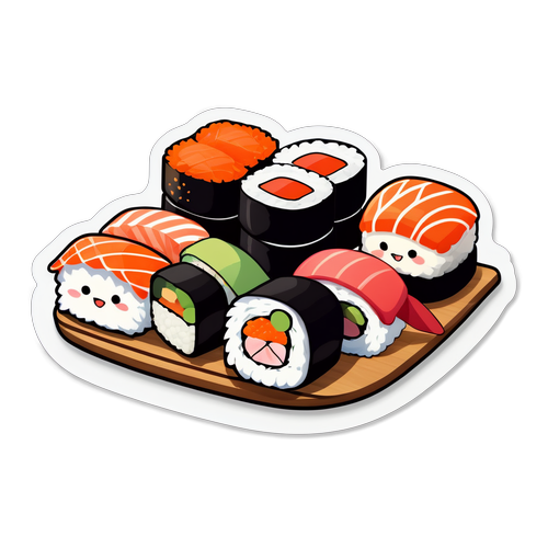 Huwag Palampasin ang Sushi Party! Anime Sushi na Nagsasaya sa Kanilang Kultura!