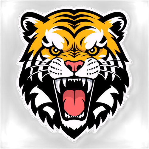 Unleash the Roar: Boston Bruins Logo Ignites the Ice with Fierce Tiger Fury!