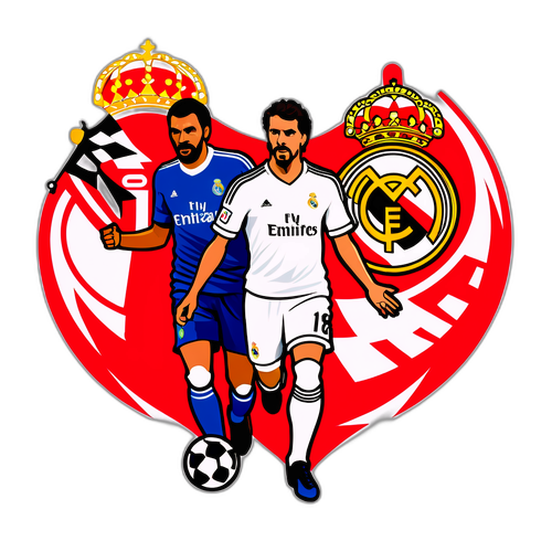 Real Madrid en Benfica Legends Sticker
