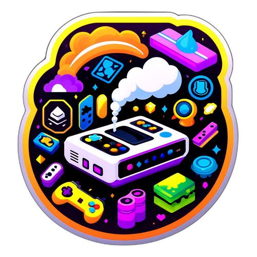 Gaming Diversity Sticker Design