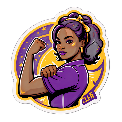 年轻女性赋权贴纸