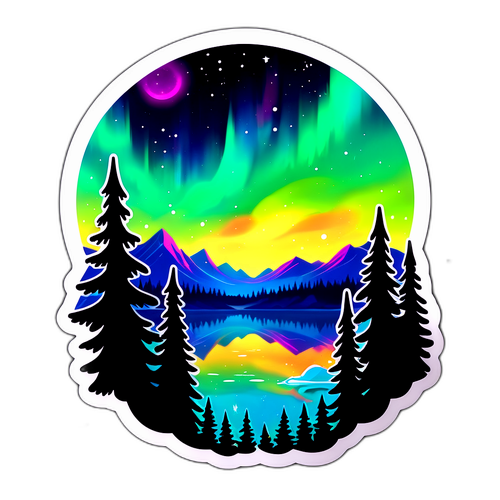 Adembenemende Aurora Borealis